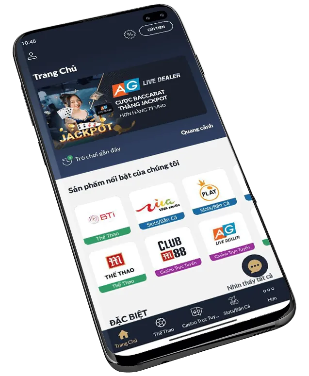 Giao diện ứng dụng 89bet1 app android thân thiện